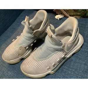 NIKE Zoom KD10 Kids Kevin Durant Shoes Youth Size 4.5 Y Style 918365-007 Gray